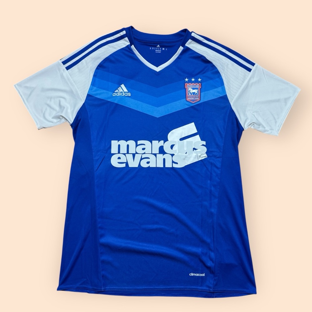 Adidas Ipswich Town Soccer Jersey 2016/2017 Kit Blue Men’s Medium